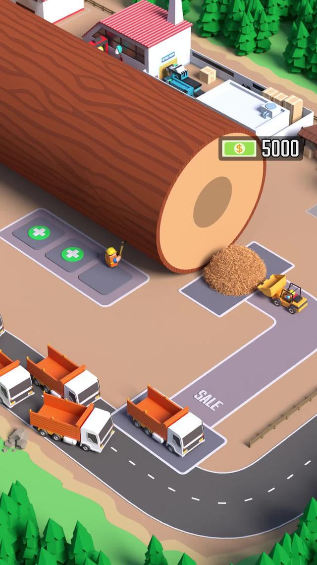 Build your own lumber harvesting empire!