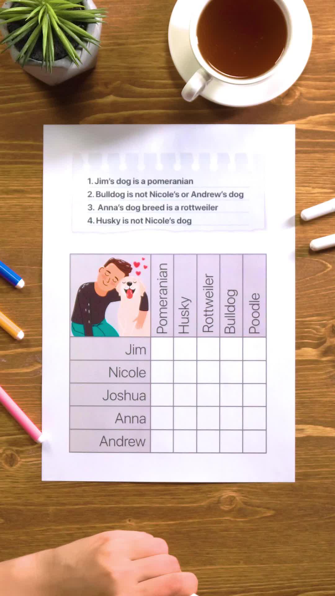 Find your inspiration from Logic Puzzles!