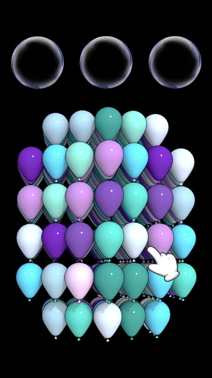 Enjoy the best balloon triple match game