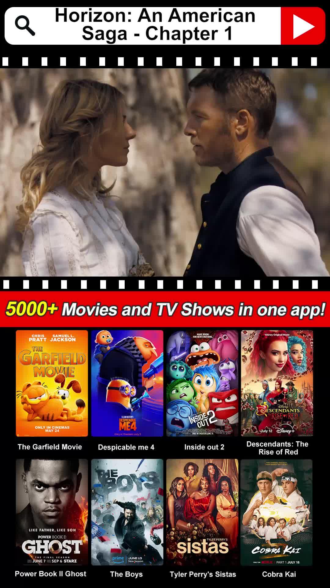 Download for free this powerful movie app