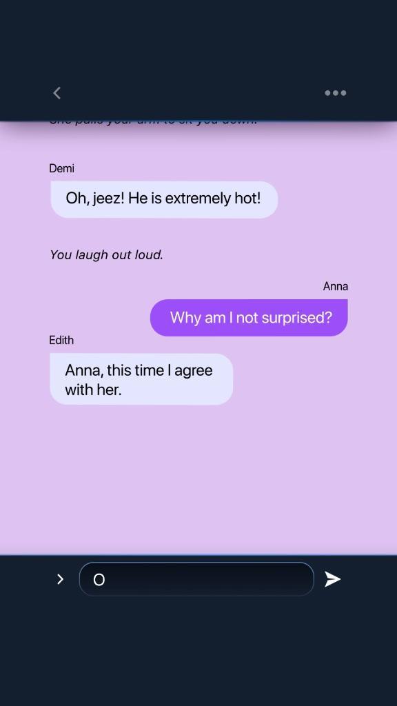 Has she met him before? 😏 #textingstories #chatstories #university #besties #friends #followformorevideo