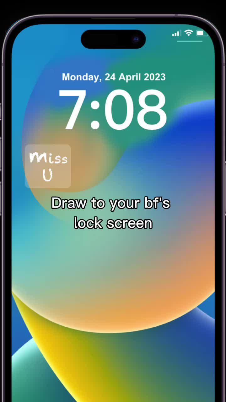 Raise a pet on lock screen