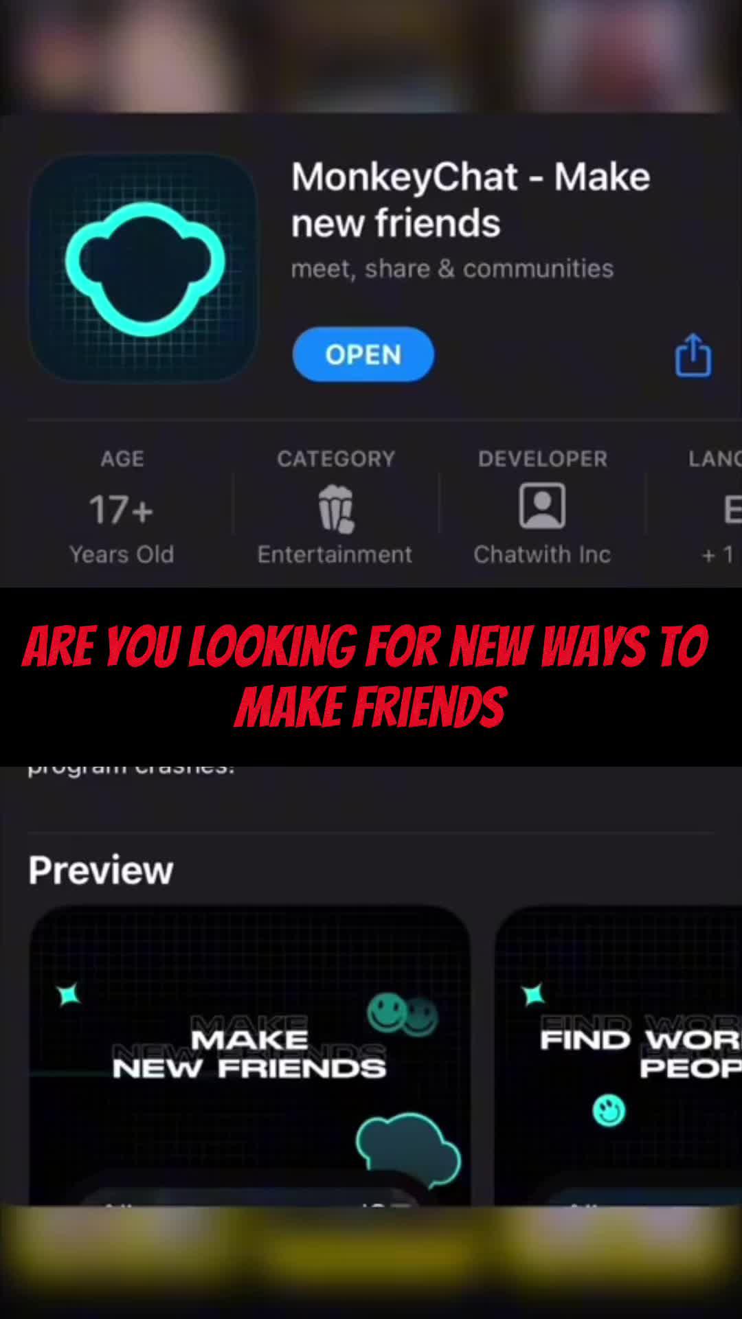 MonkeyChat-a social and chat platform that allows you to make friends and chat freely