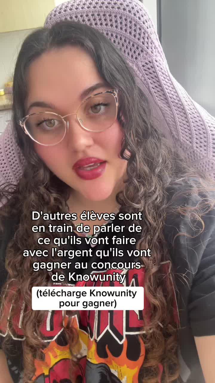 D'autres élèves sont en train de parler de ce qu'ils vont faire avec l'argent qu'ils vont gagner au concours de Knowunity #fichesderevision #fichesderevisions #knowunity #studytoker #studytok #aideauxdevoirs #meilleuresnotes #ecole #college #lycee 