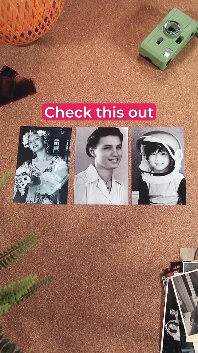 Scanning photos like magic