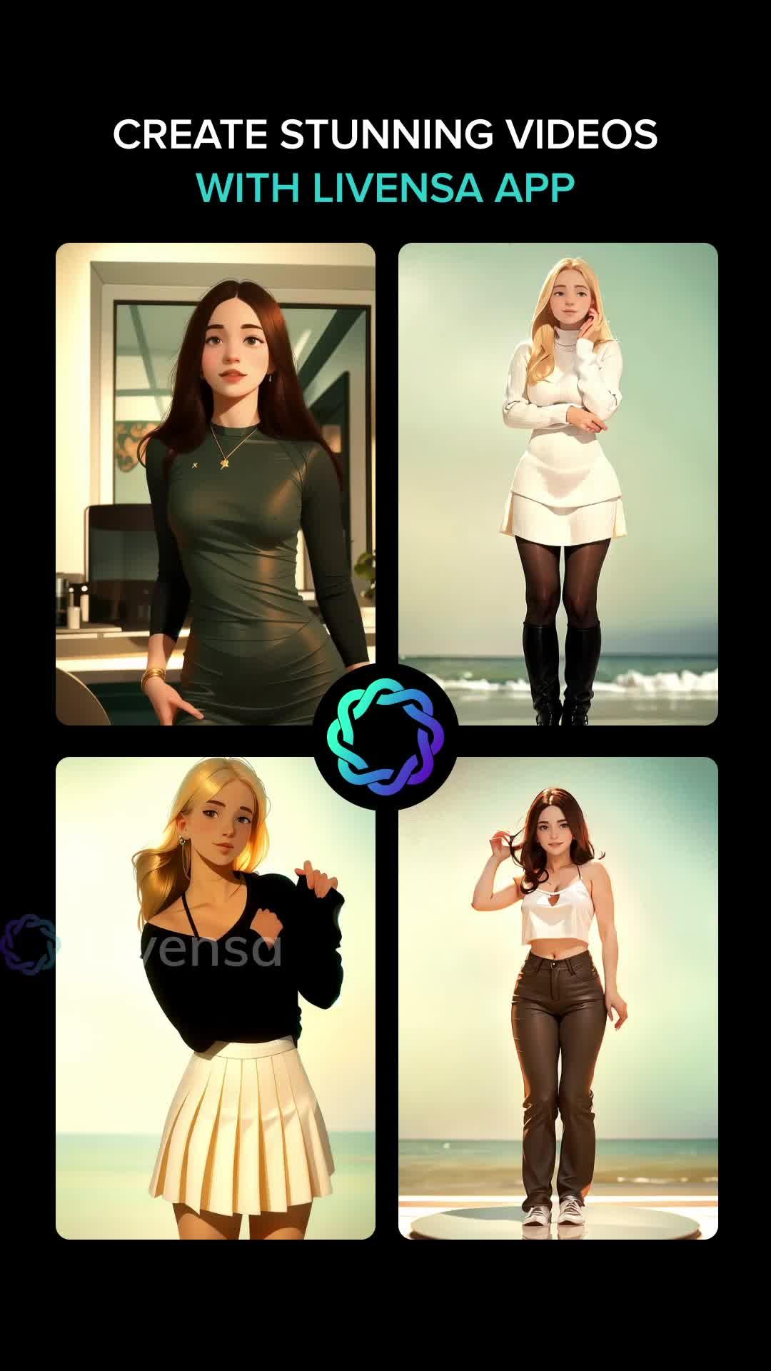 Create Al videos with your own words on mobile