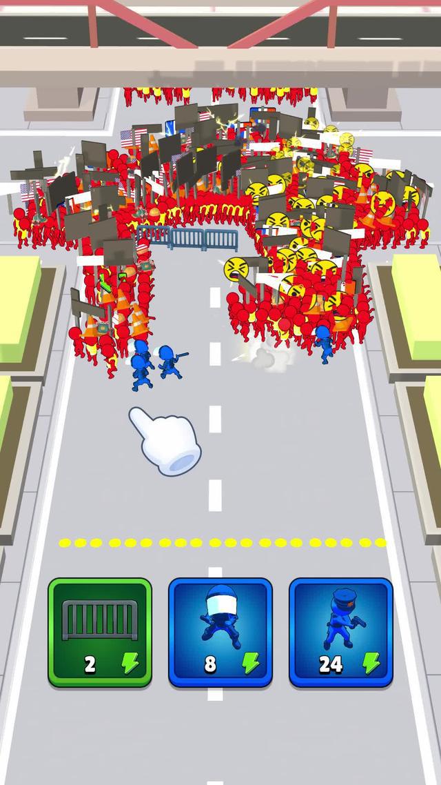 Can you block the crowd?