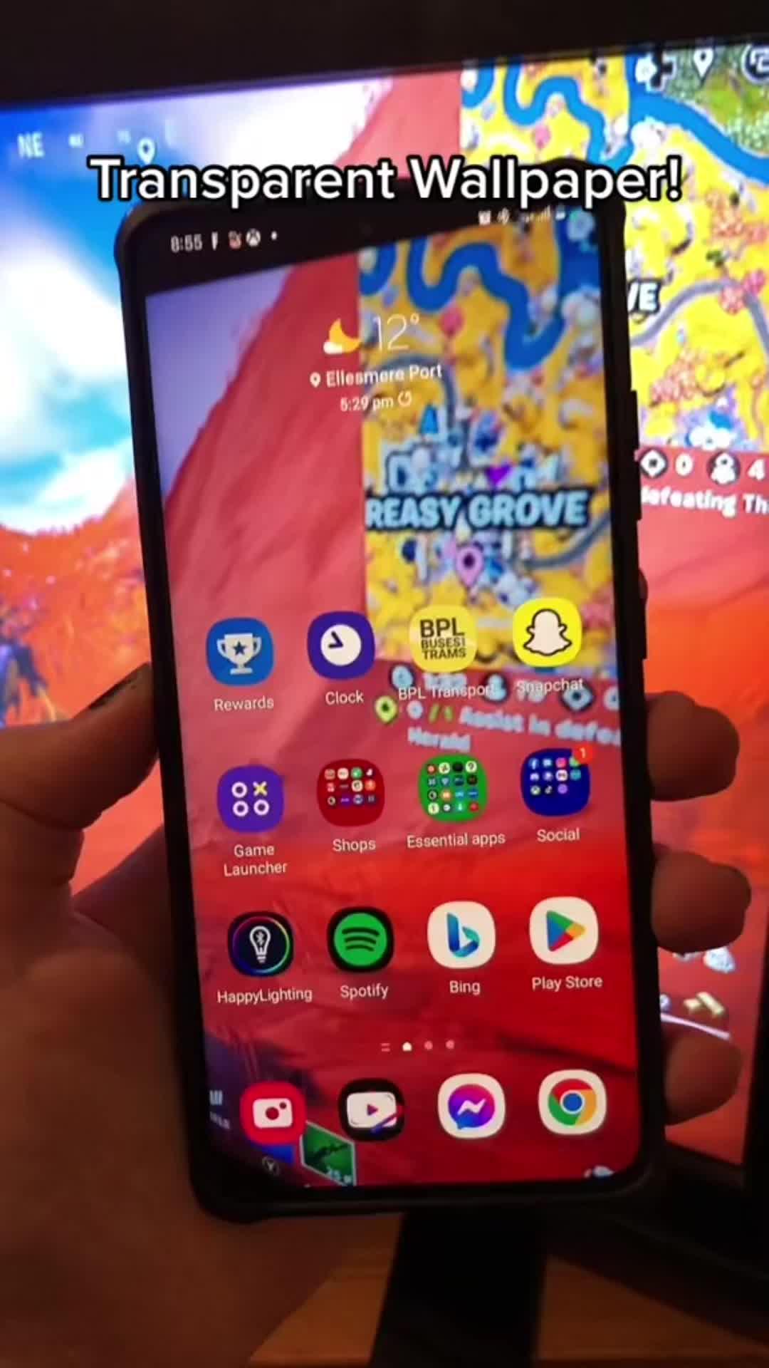 Transform Your Screen with Transparent Wallpaper