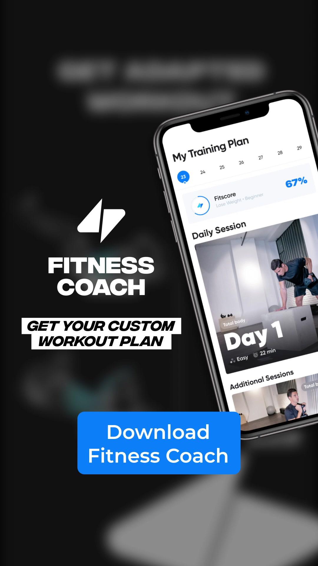 Get your fitness workout plan now!