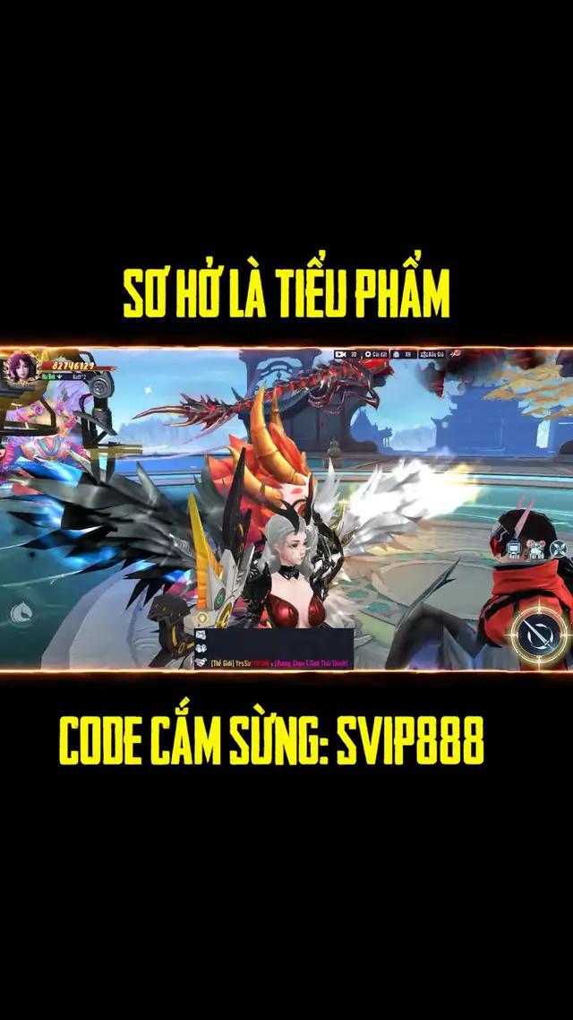 Du Long Thiên Hạ - Tung 5 vipcode KHỦNG đón người chơi DULONG DLTH2024 SVIP888 LONGNU2K DAOHOA66!