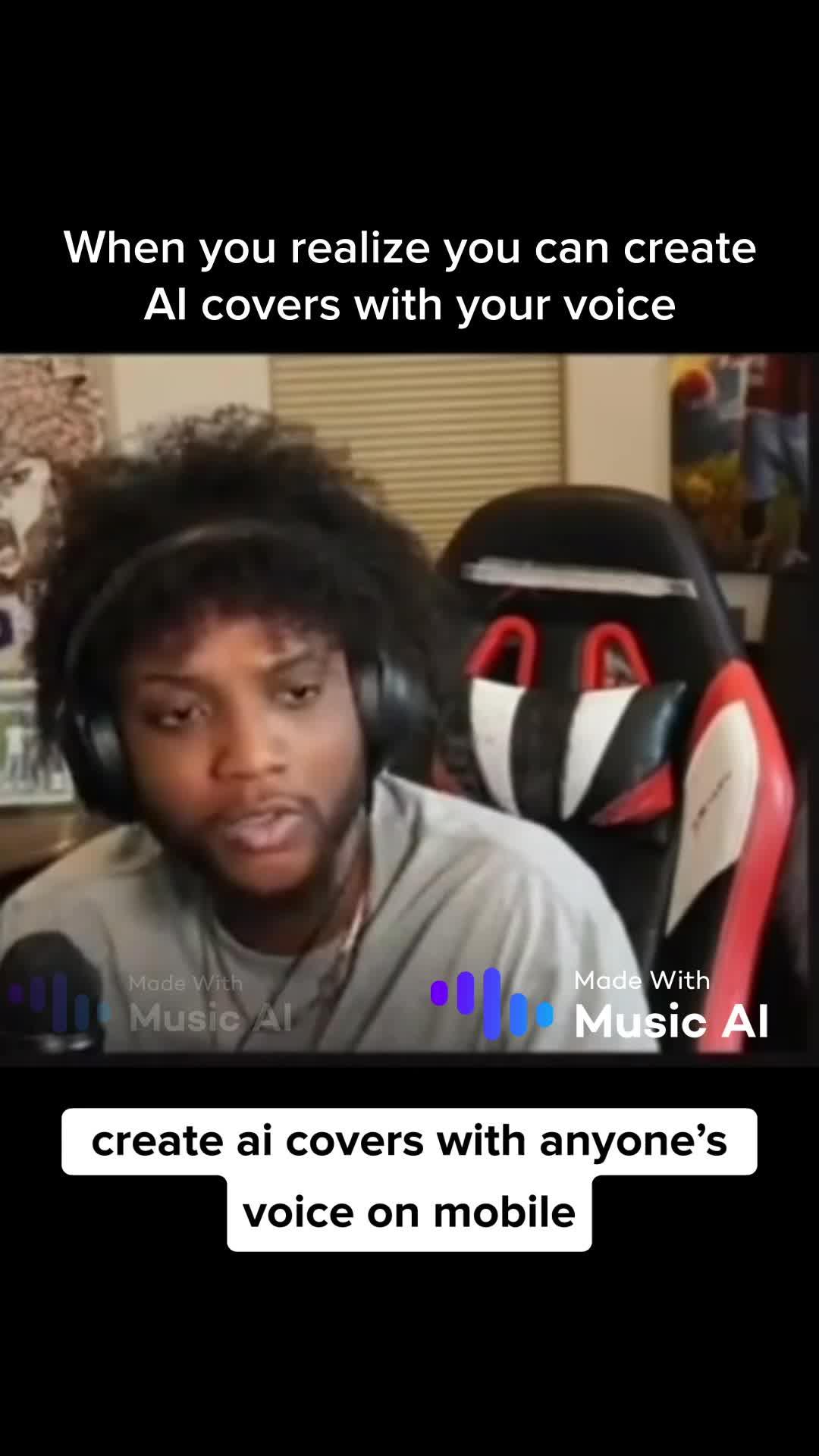 Create AI covers with your own voice on mobile