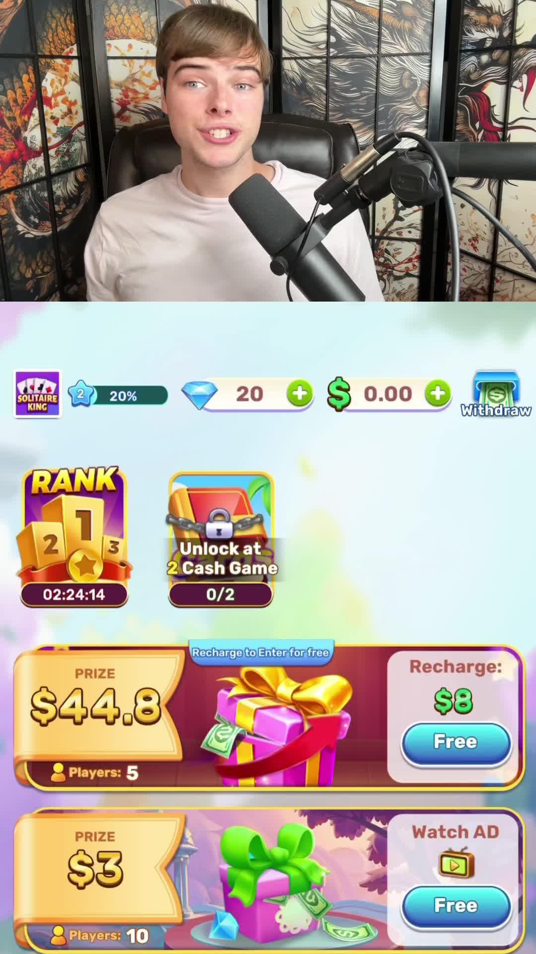 Want to start a amazing Solitaire game?