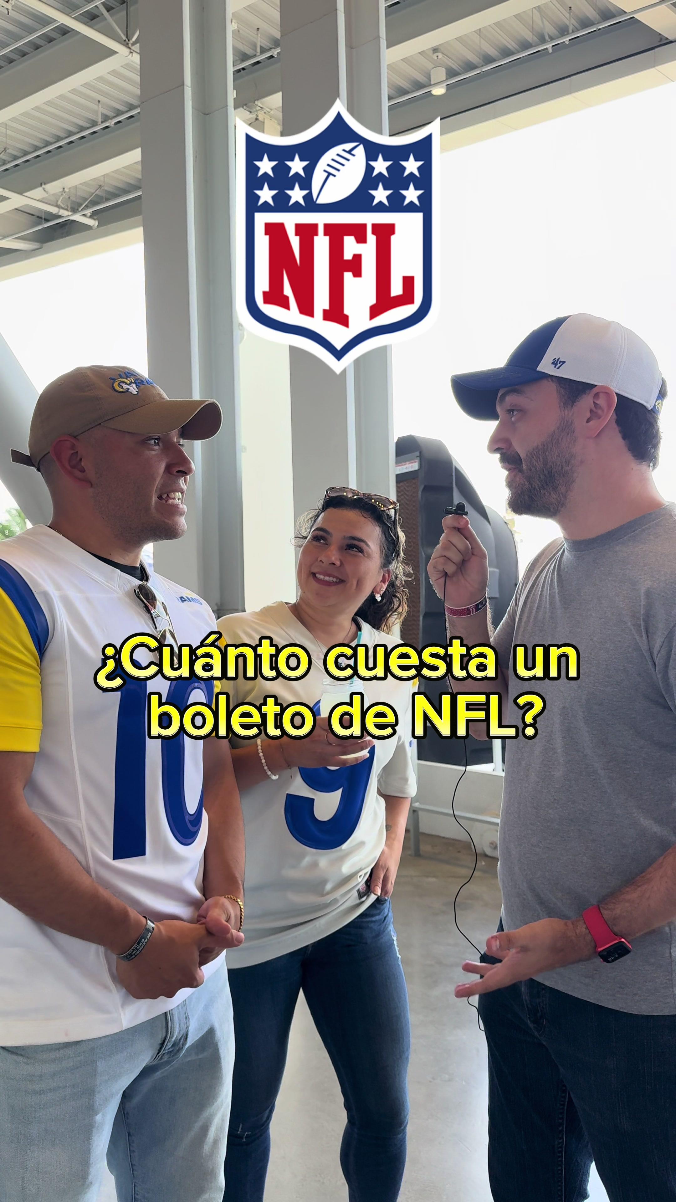 💵🎟️¿Cuánto cuesta un boleto para la NFL? 🏈 . . . . #nfl #football #futbolamericano #rams #cowboys @TickPick