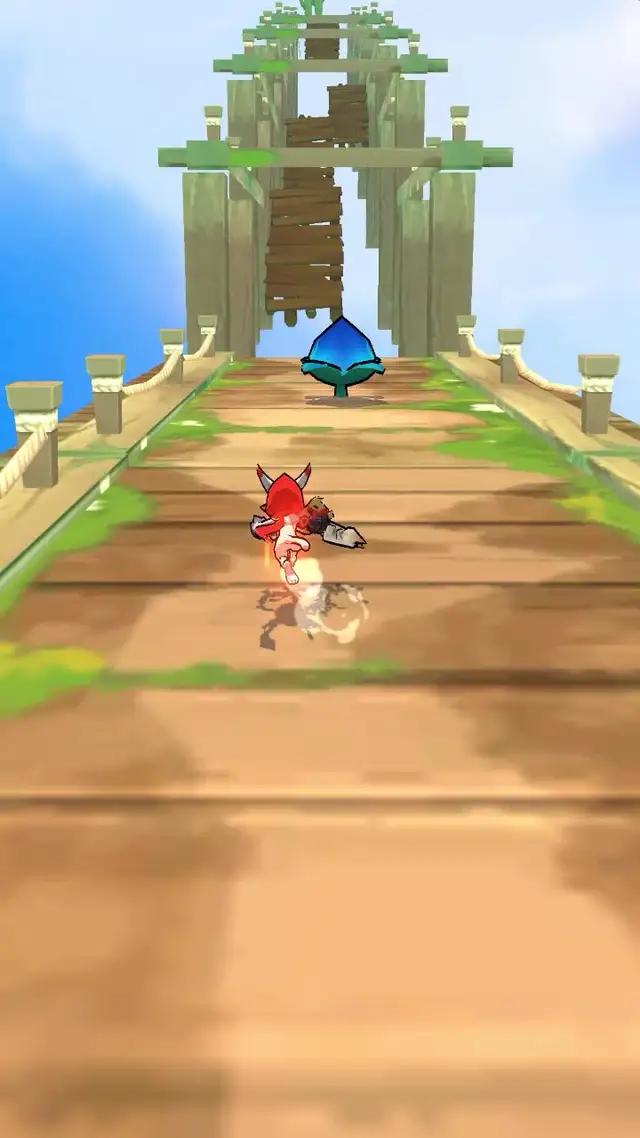 集中註意力，擊敗小怪，跑到終點！