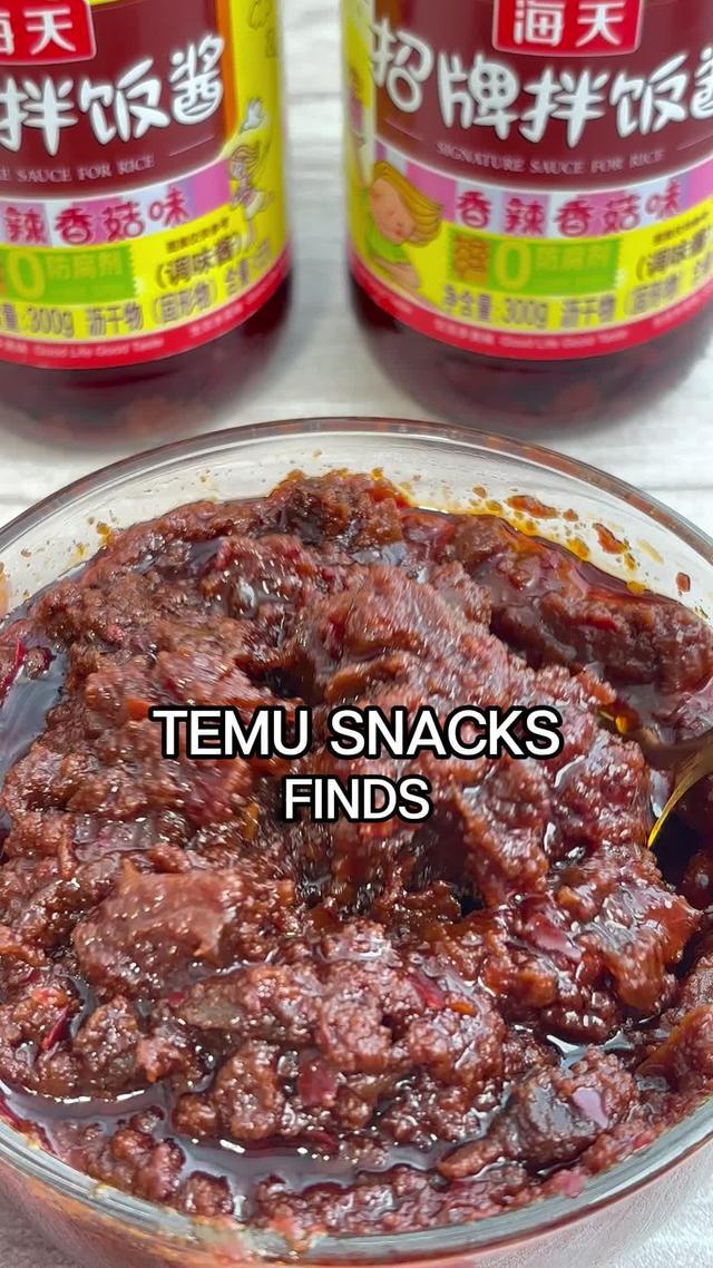 ✨Chinese delicious sauce Have you tried it? 🤤Click the link to get from Temu @temu 🚛Temu's Got Your Back: Faster Shipping, Better Savings #snacks #temufinds #temu #temushopping #temuhaul #instagood #foryou #foryourpage #fyp #trending #savemoney #shopping