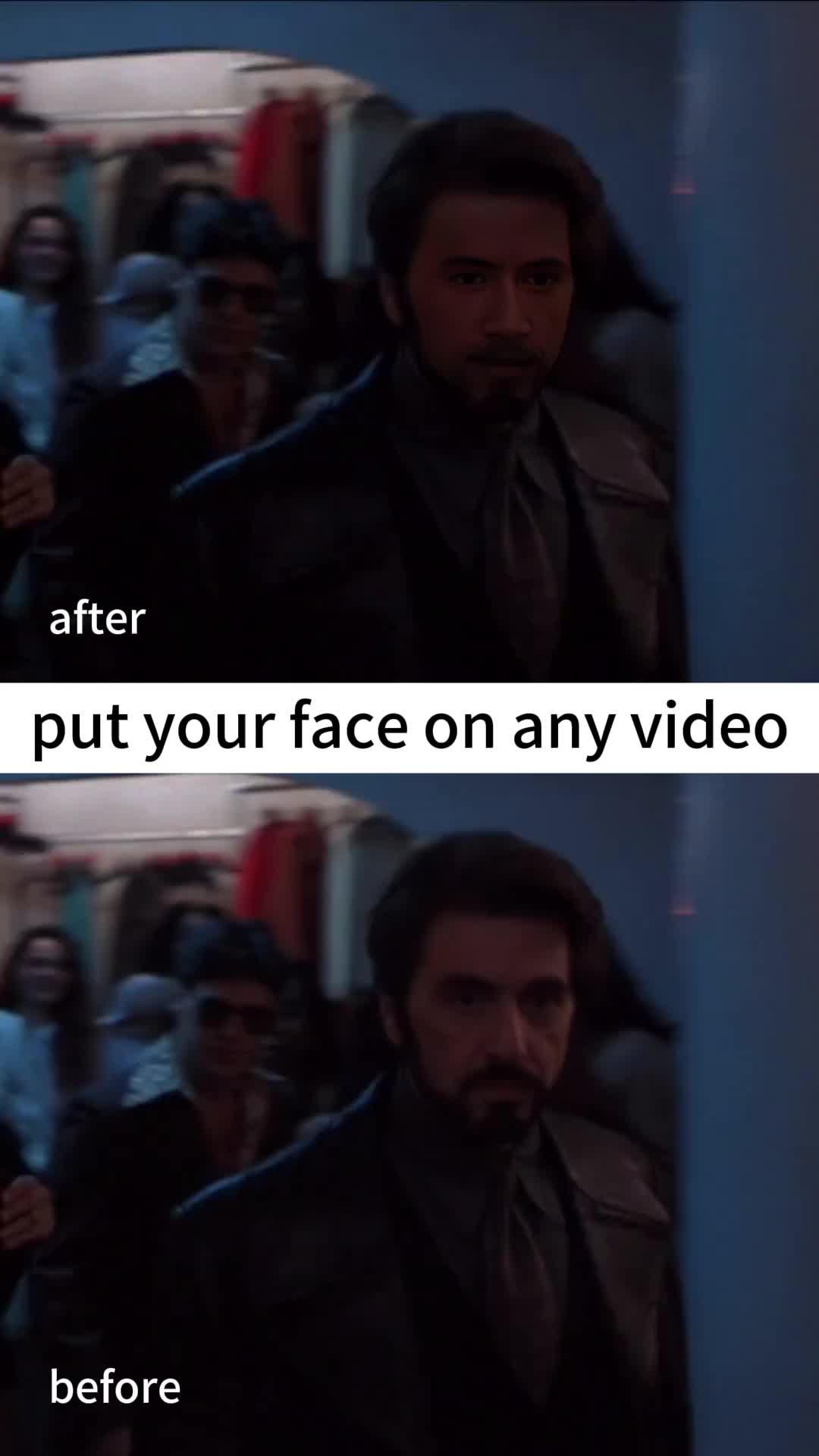 Want to experience being a star in a movie? Use HelloFace to experience being a star in a movie!