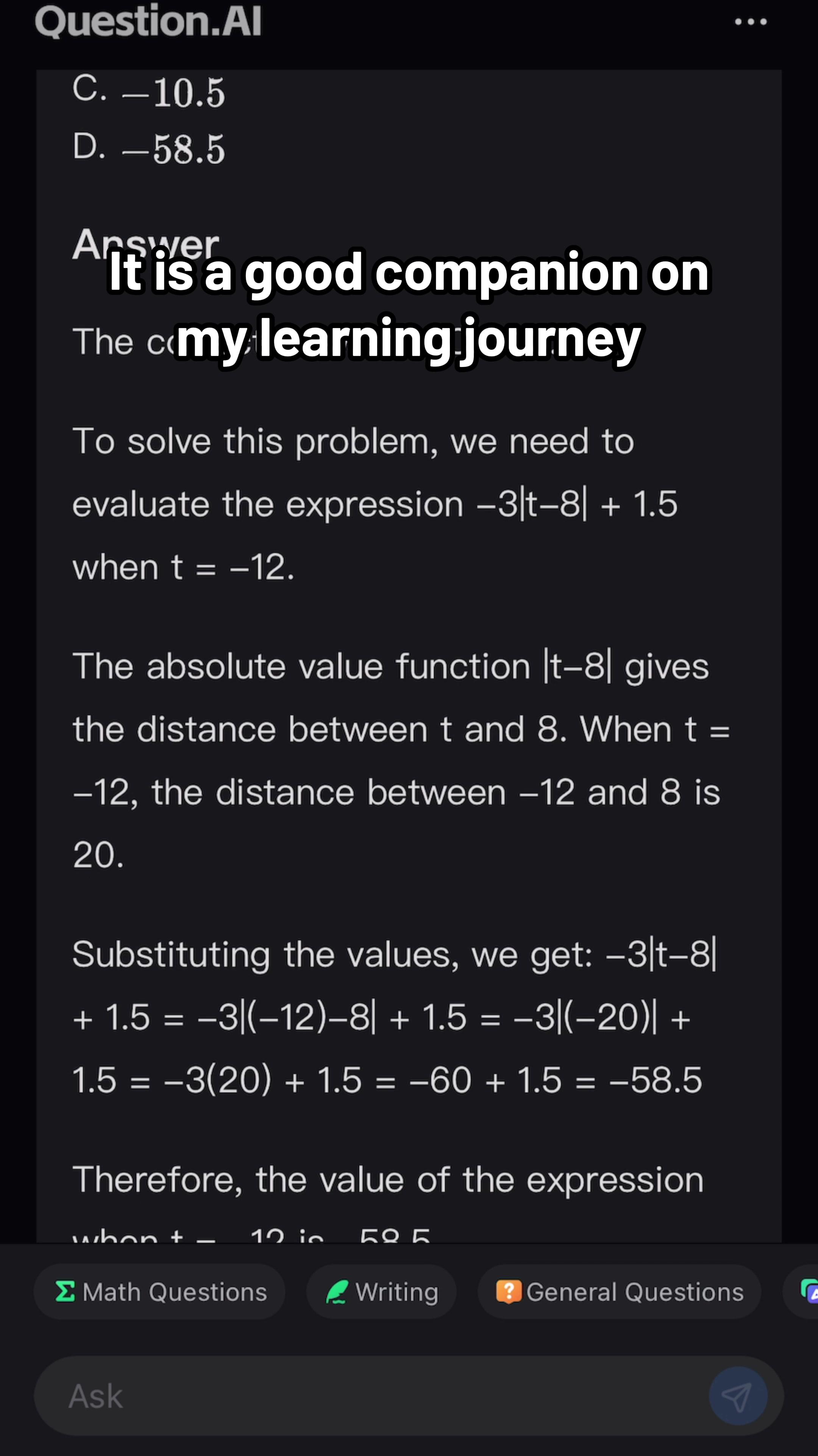 Scan and solve math problems
