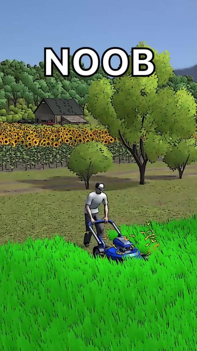 Become a guru of grass cutting