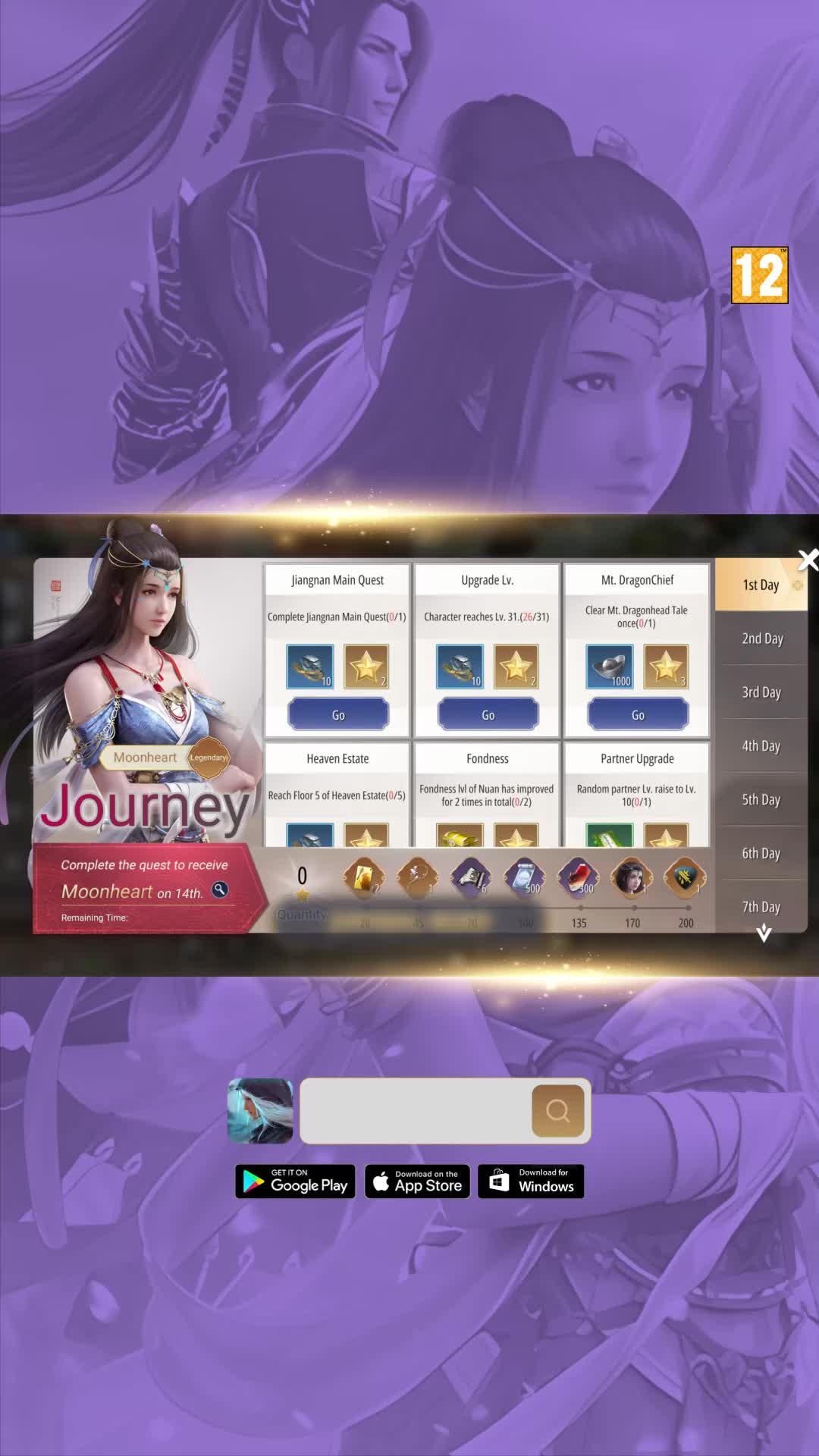 Moonlight Blade - Activities #mmo #mmorpg #mmorpggame #adventure #dailyquest #gameevent #china #tensent #tensentgame #moonlightblade #onlinegames #newgame #game2024 #f2pgames #androidgame #gameandroid #iosgame #gameios #pcgame #gamepc