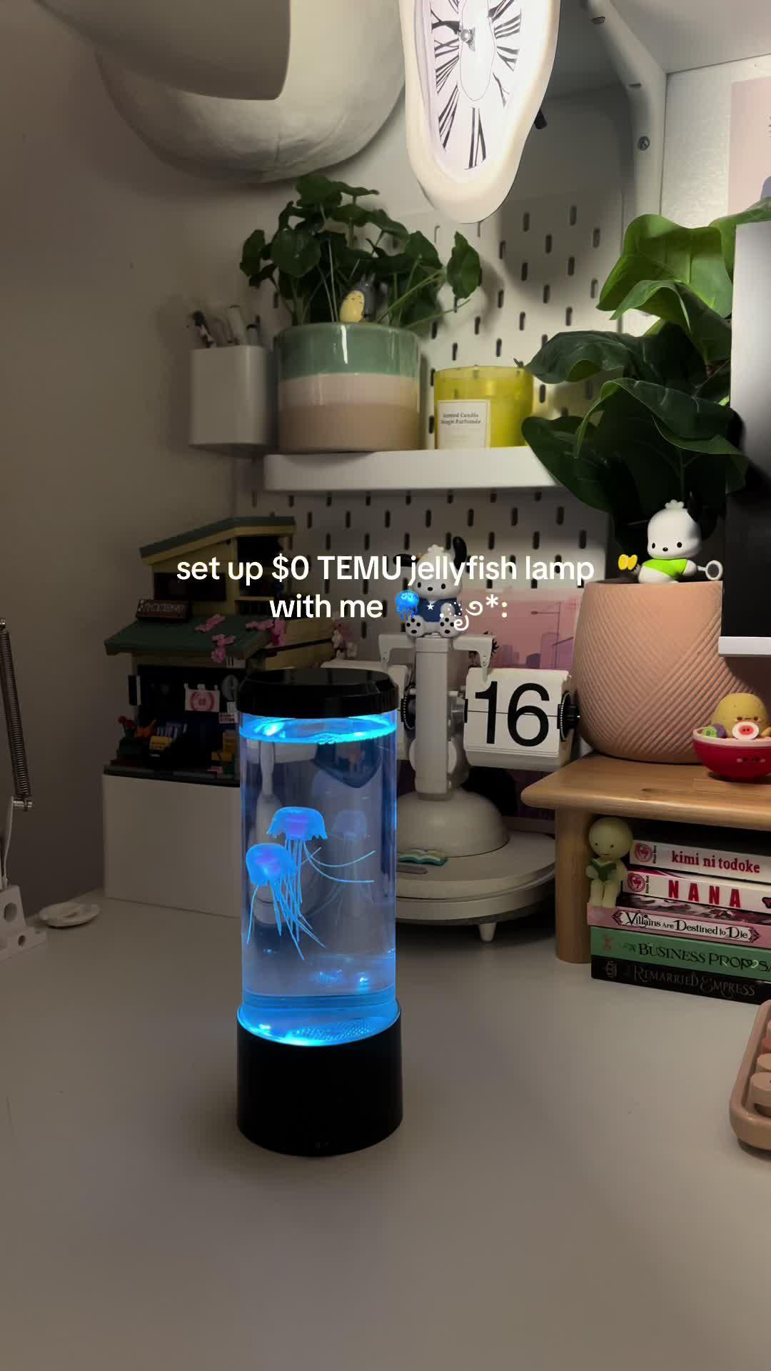 i love jellyfish sm 🪼⋆｡𖦹°🫧⋆.ೃ࿔*:･ should i add more jellyfish in the tank?? 𓆉 ⋆｡˚𓇼 ⋆｡˚𓆟  🔍code: dnj5956 in #temu search bar for $0 jellyfish lamp and 🔗 in bi0 (app new users only with qualifying orders) Free shipping on items shipped from Temu, Free Returns for up to 90 days #jellyfish #jellyfishlamp #lamp #acuarium #aesthetic #room #roomtour #desk #desktour #roominspo #desksetup #decoration #miffy #lampgirl #marine #blue #desktour #ghibli #ponyo #temuhaul #temufinds