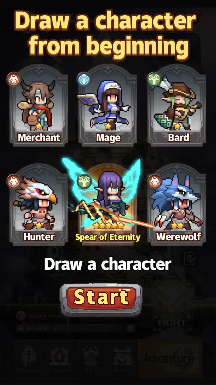 Pixel Art Idle RPG Pixel Heroes Launch!