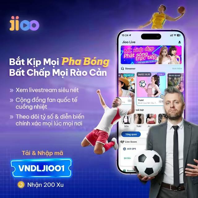 Jioo Live - Hoà mình vào các trận đấu đỉnh cao cùng với các Streamer xinh đẹp