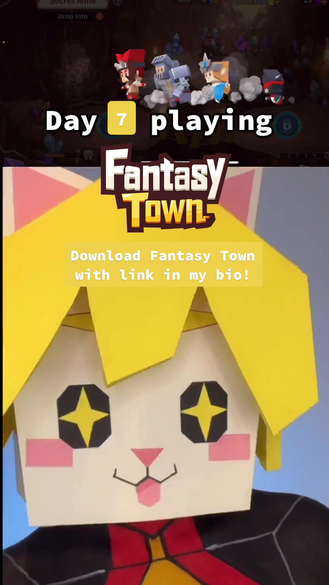 Harvest your dreams! Harvest your happiness with Fantasy Town! Download now with link in bio #FantasyTown #Gamigo ad.