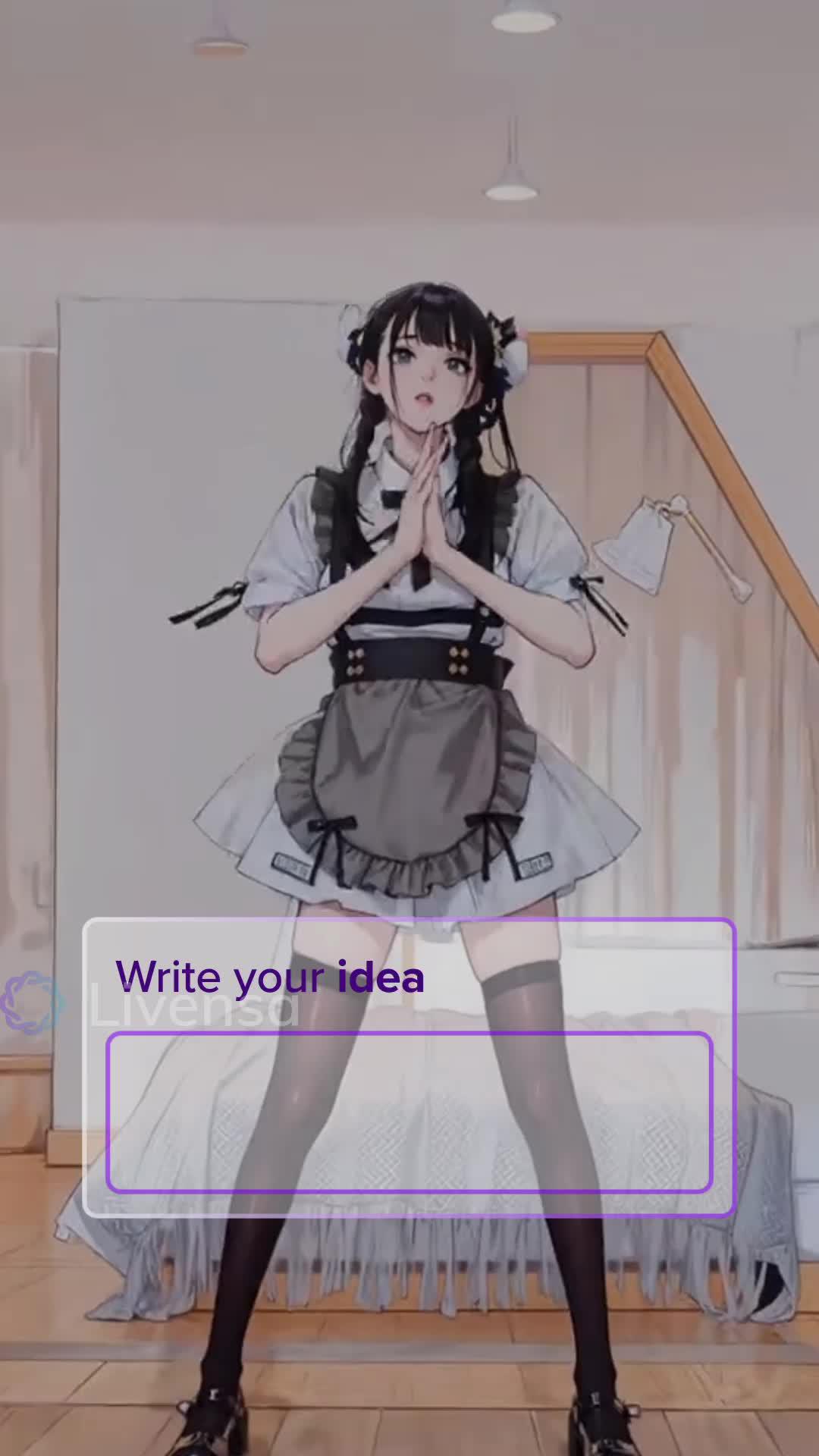 Create Al videos with your own words on mobile
