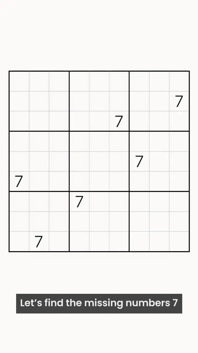 Exercise your brain with Sudoku!