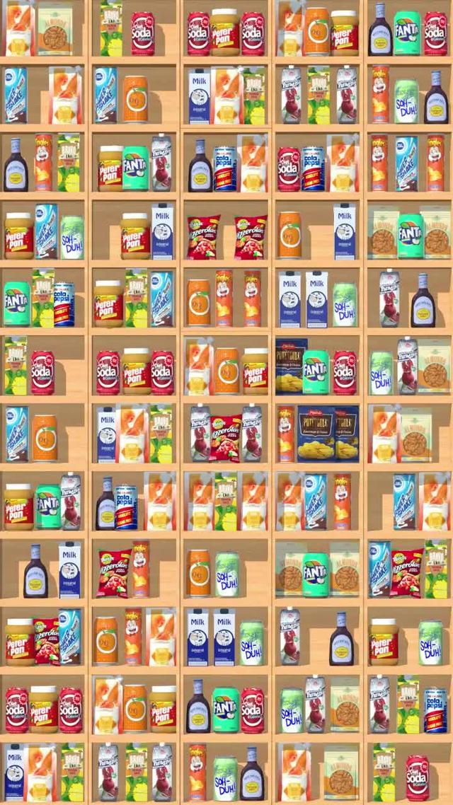 FInd and match 3 same goods!