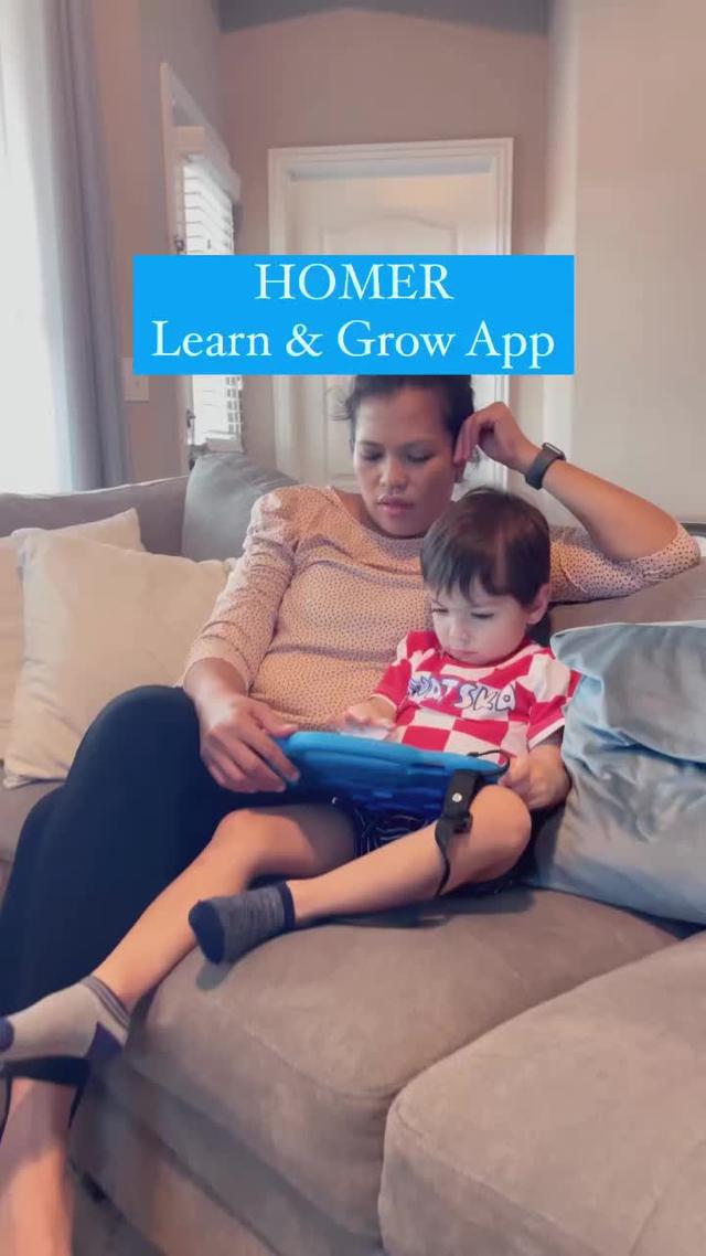  My son is having fun and learning with HOMER Learn & Grow App @learnwithhomer #HOMERPartner #learnwithHOMER #ad