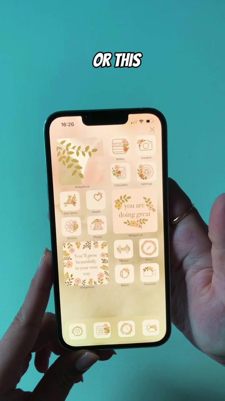 It’s SO easy! 🥰 Your homescreen doesn’t have to be boring 😍 #widgethub #widgets #homescreen #homescreenideas #homescreenaesthetic #homescreentutorial #homescreensetup #iphone13 #iphonehomescreen #iphonehomescreentutorial #iphonewidgets #iphonewidget