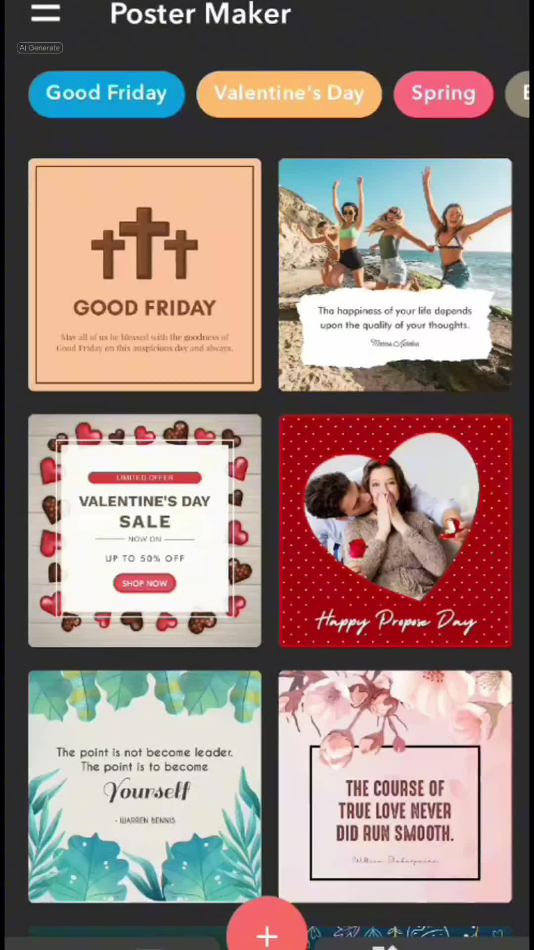 The only app for creating posters and stickers that you'll ever need.