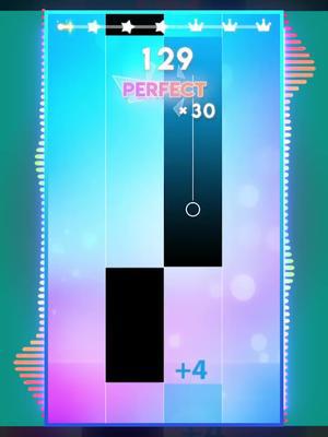 Real music feeling when tapping the black tiles!