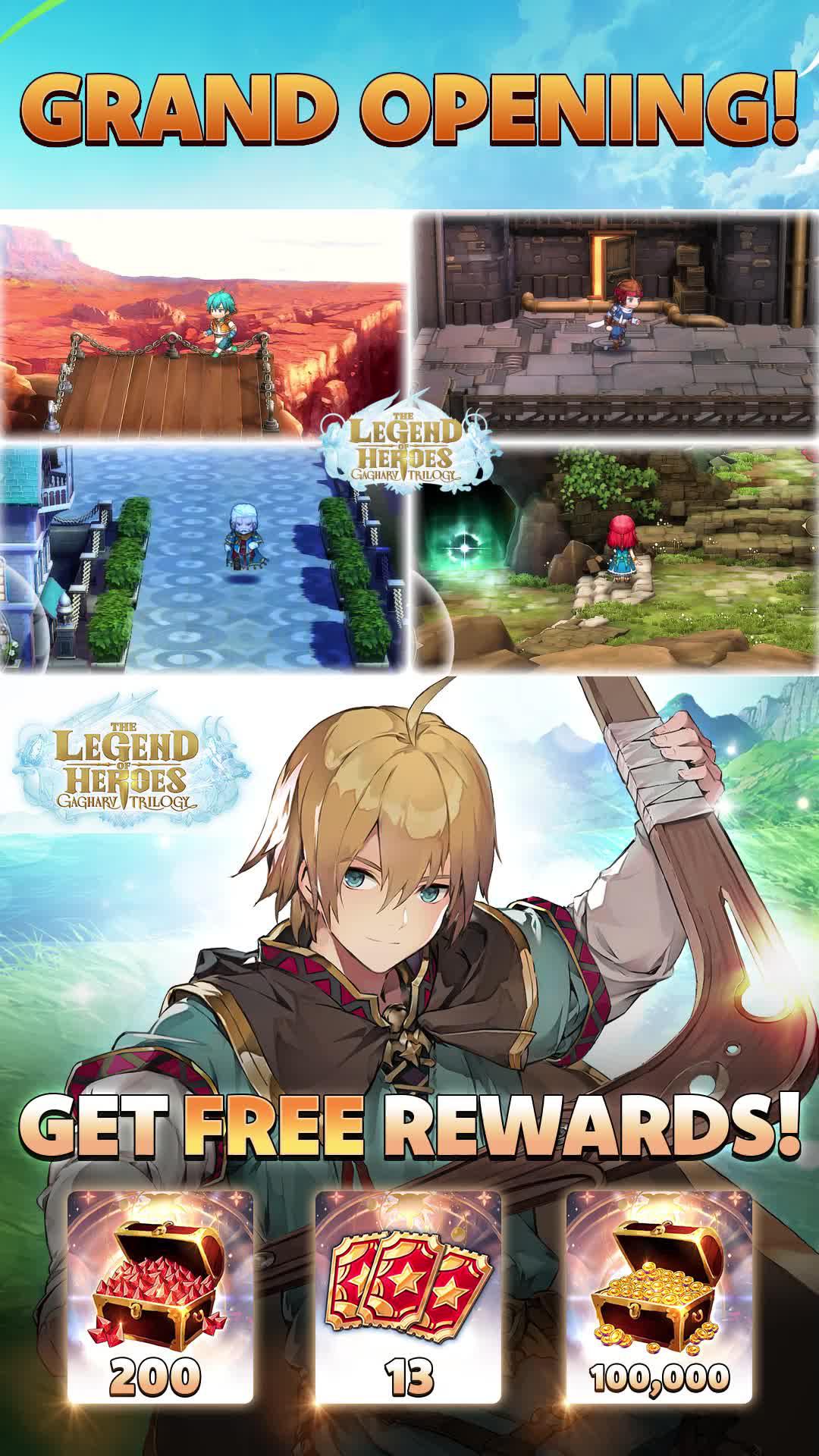 GRAND OPENING! Download and get free rewards!