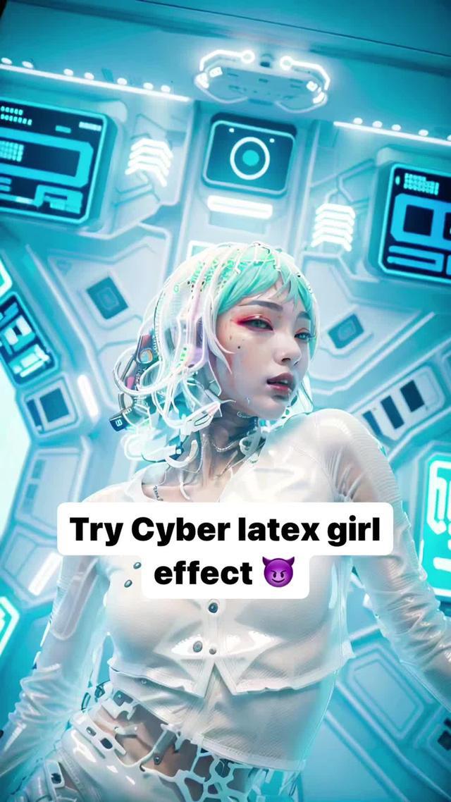 Easy-to-make exclusive AI VIRAL LATEX effect with one app