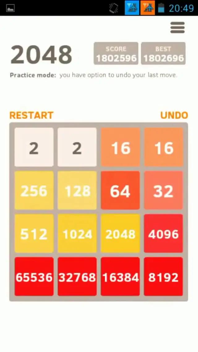 Math 2048 Free Challenge Game, Test your hands.