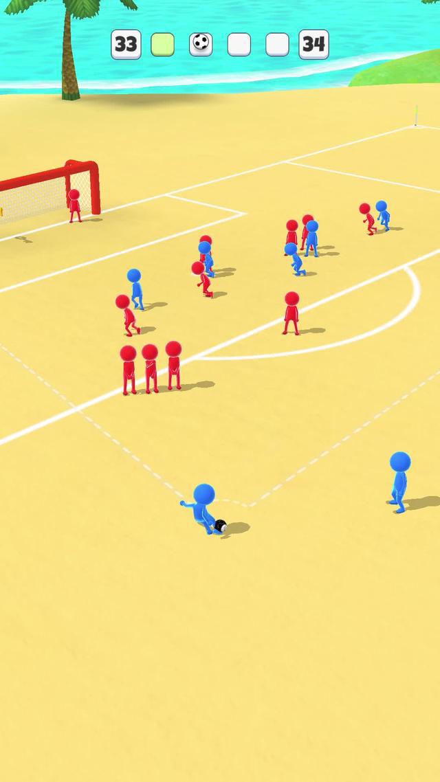 Millions of players are playing this football game.
