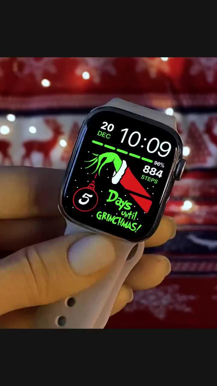 Christmas watch faces made by yourself.