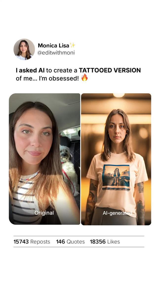 Design unique tattoos with AI
