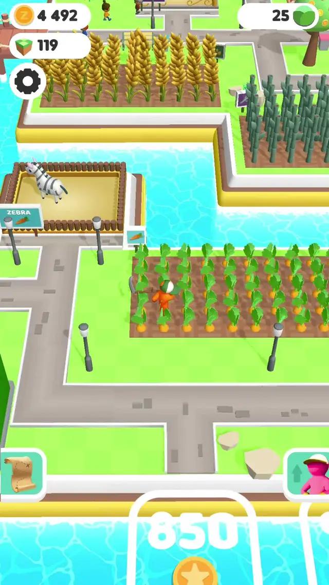 Manage your island Zoo.