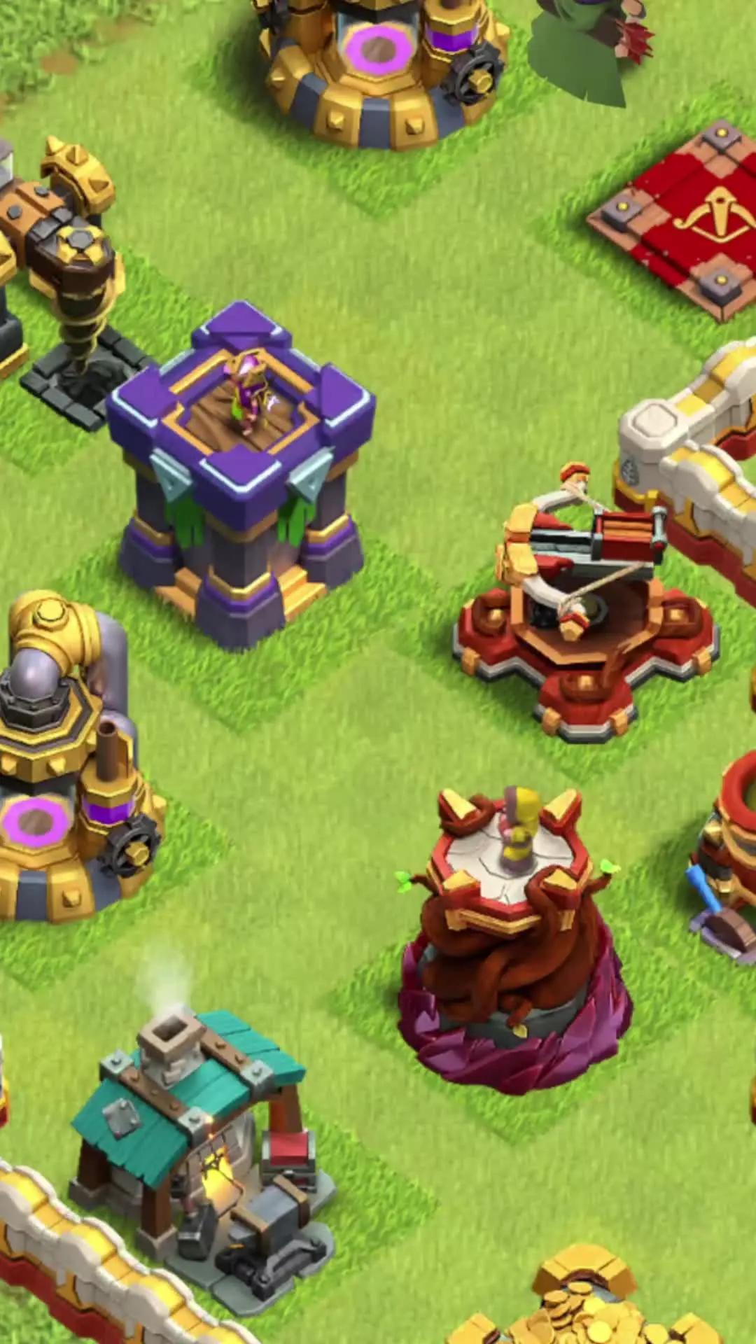 A new spell is rooting its way to Clash of Clans! Overgrowth Spell renders enemy Defenses invisible, invulnerable, and frozen for the  duration of its effect! #clashofclans #newupdate