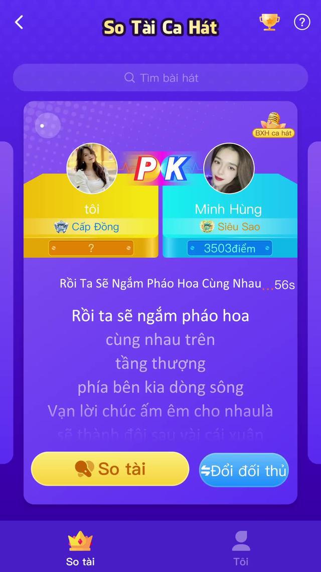 Tải ngay SingNow tham gia PK