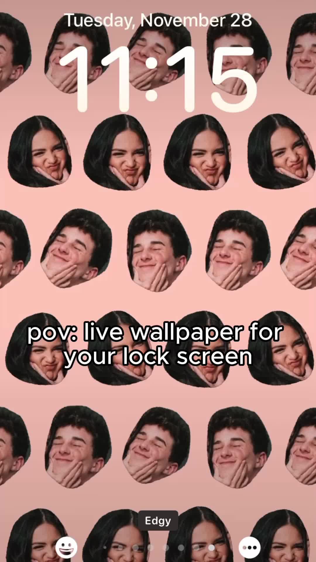 Live wallpaper for your lock screen