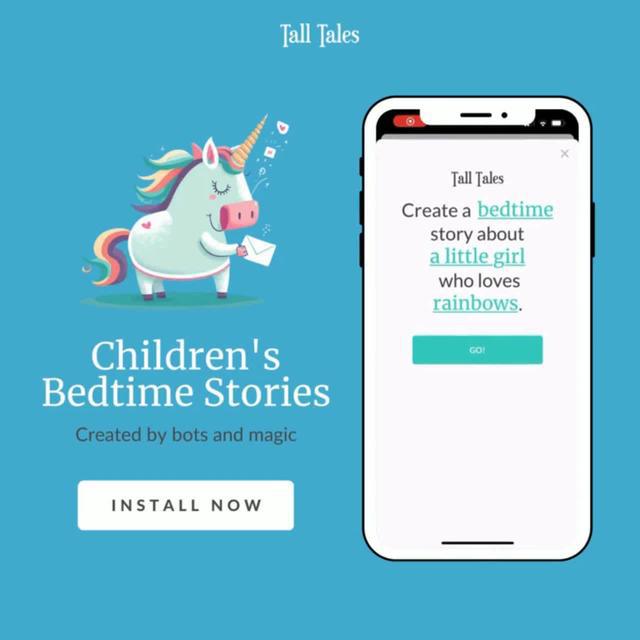 Reignite the magic of bedtime with stories personalized for your child from Tall Tales.