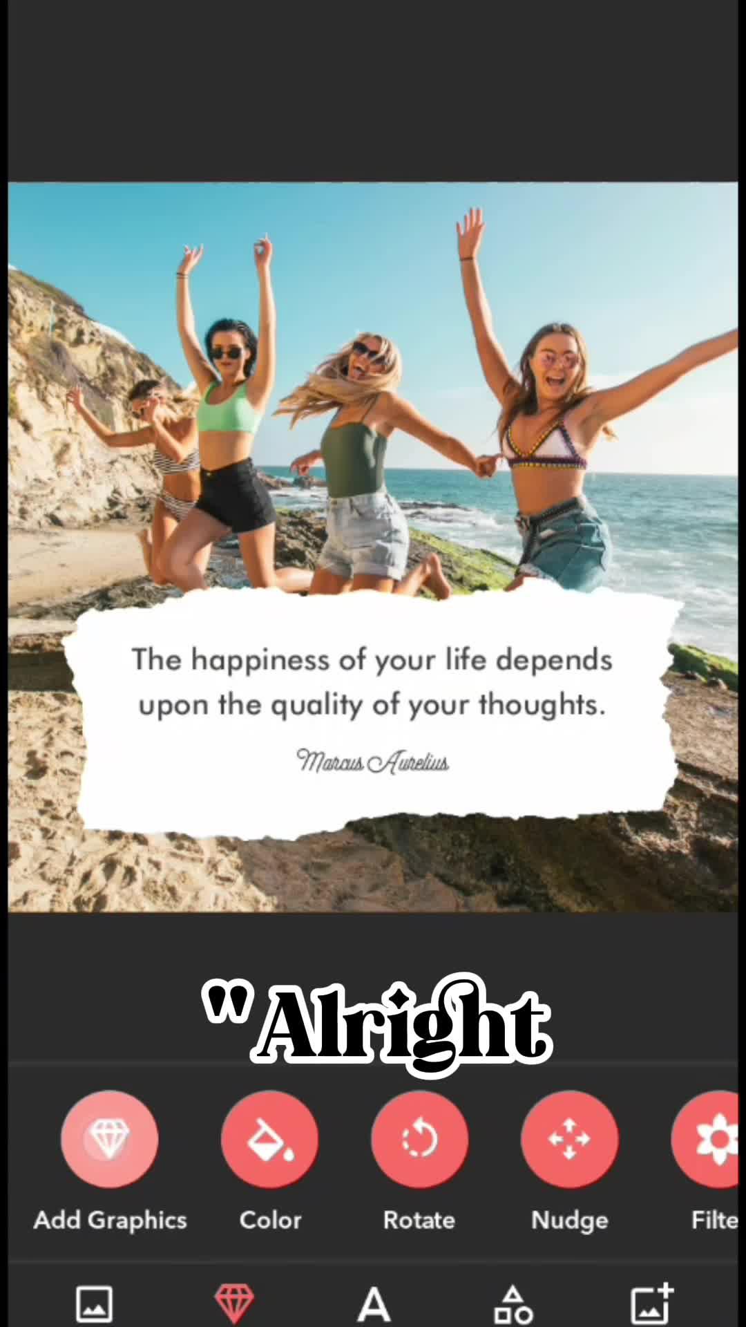 The only app for creating posters and stickers that you'll ever need.