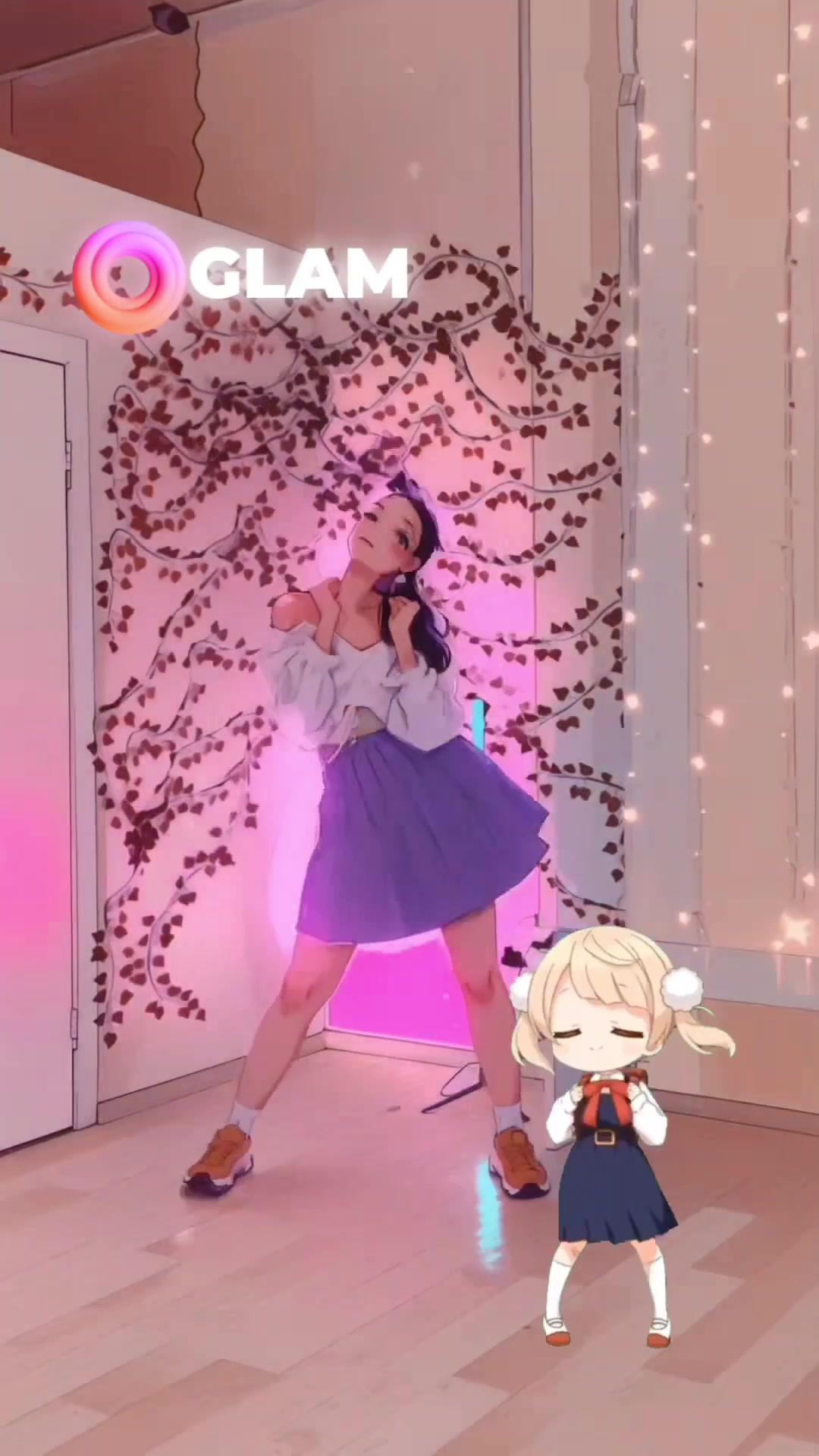 viral trend on your fyp but different Created in Glam App✨ #ai #dance #anime #fyp