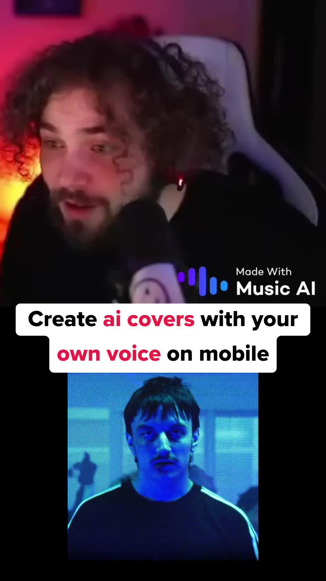 Create AI covers with your own voice on mobile