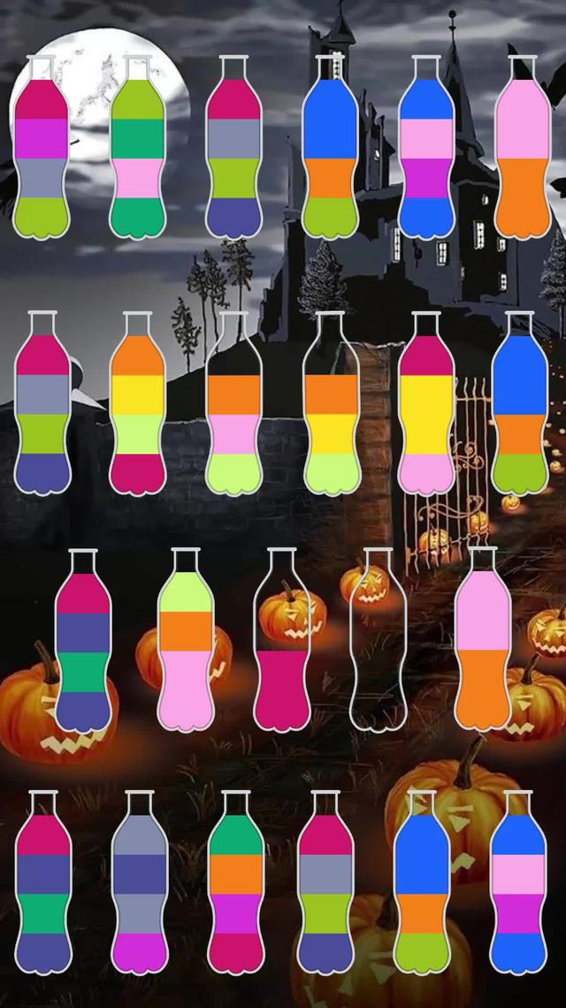 Relax your mind with colorful water!