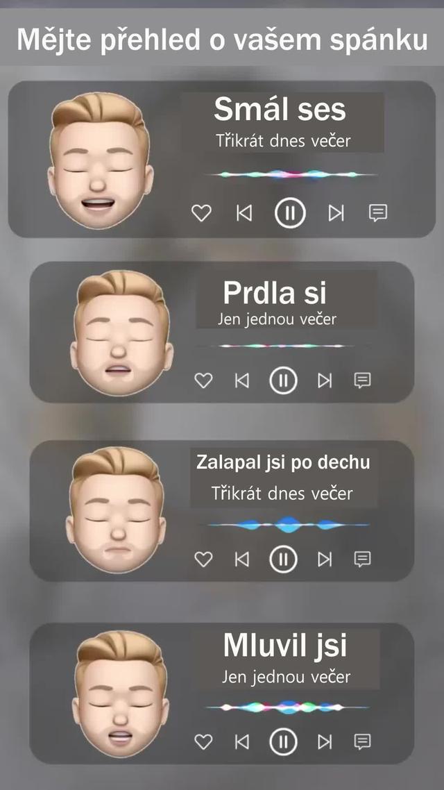 Usínejte rychleji s více než 300 zvuky spánku a sledujte spánek po celou noc